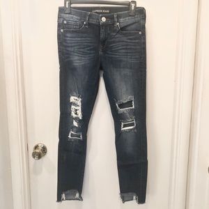 Distressed Ankle Jeans, Expeess